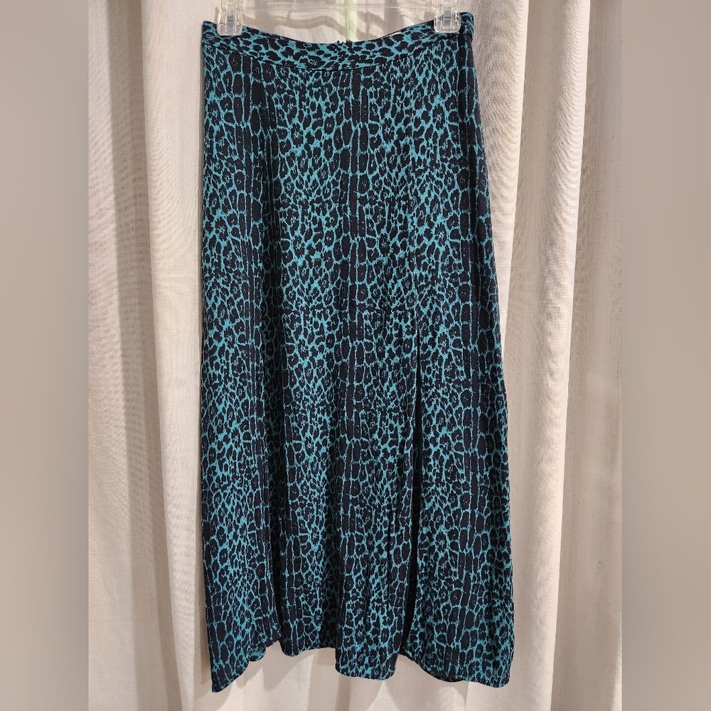 Zimmermann Leopard Animal Print Midi Skirt